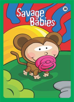 CADERNO BROCHURA UNIVERSITÁRIO S/ PAUTA SAVAGE BABIES