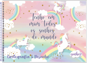 CADERNO ESPIRAL CARTOGRAFIA SONHOS