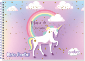 CADERNO ESPIRAL CARTOGRAFIA MEIA PAUTA SONHOS