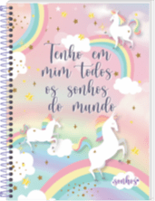 CADERNO ESPIRAL 1/4 SONHOS