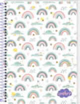CADERNO ESPIRAL 1/4 SONHOS