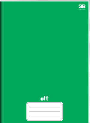 CADERNO BROCHURA 1/4 48 FOLHAS OFF