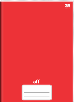 CADERNO BROCHURA 1/4 80 FOLHAS OFF