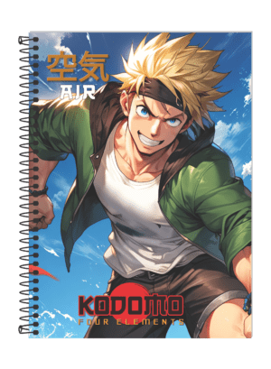 CADERNO ESPIRAL 1/4 KODOMO