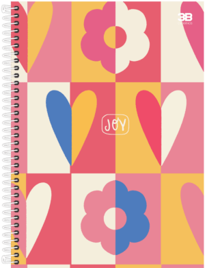 CADERNO ESPIRAL UNIVERSITÁRIO JOY