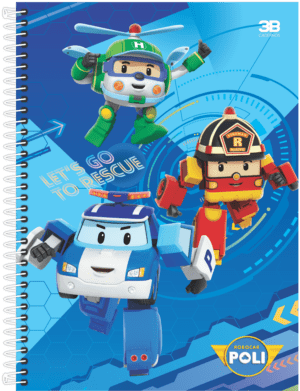CADERNO ESPIRAL UNIVERSITÁRIO ROBOCAR POLI