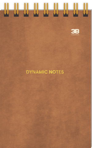 CADERNO ESPIRAL ALTO 1/8 DYNAMIC NOTES