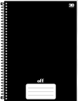 CADERNO ESPIRAL UNIVERSITÁRIO 10 MATÉRIAS OFF