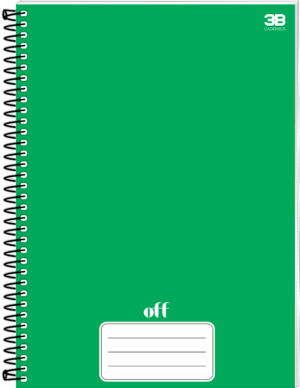 CADERNO ESPIRAL UNIVERSITÁRIO 10 MATÉRIAS OFF