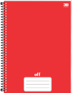 CADERNO ESPIRAL UNIVERSITÁRIO 1 MATÉRIA OFF