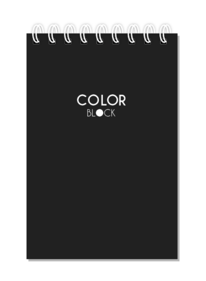CADERNO ESPIRAL ALTO 1/8 COLOR BLOCK