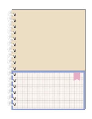 CADERNO ESPIRAL COLEGIAL COLOR BLOCK