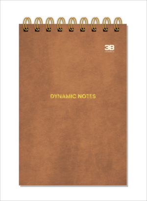 CADERNO ESPIRAL ALTO 1/8 DYNAMIC NOTES
