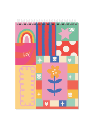 CADERNO ESPIRAL ALTO 1/8 JOY