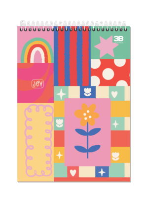 CADERNO ESPIRAL ALTO 1/8 JOY